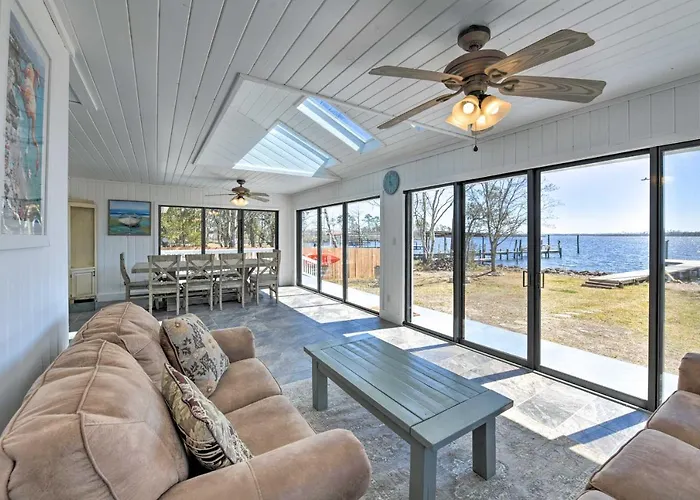 Updated Waterfront Escape W/ Dock & Fire Pit