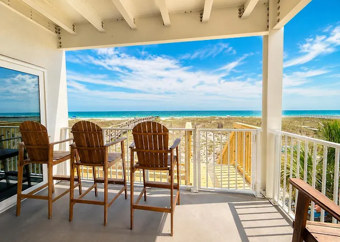 Perdido Key Beachfront 4Br Sleeps 10 Steps To The Beach Sweeping Gulf View